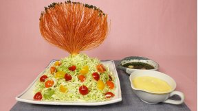 キャベツでせん切りetc.