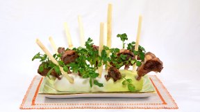 羊のヒツジゅ品＆サトウキビのシガシガ