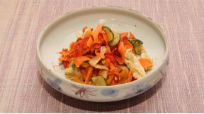 干し野菜の10分漬け