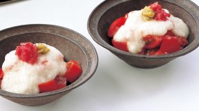 トマトの山かけ