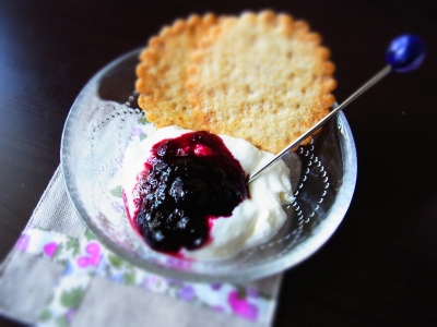 ブルーベリーのコンフィチュール