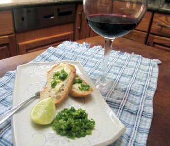 ししとう昆布茶だれ