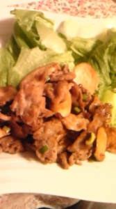 豚バラ肉のエリンギ炒め