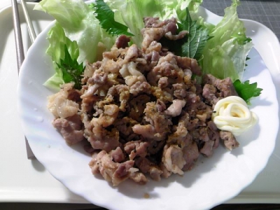 豚こまのしょうが焼き