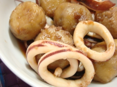 いかと里芋の煮物