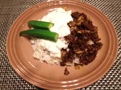 レモンチリドライカレー