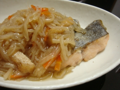 秋ざけのあんかけ