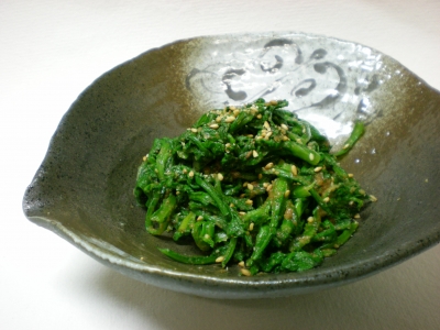 春菊のごまあえ