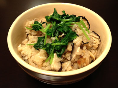 きのこの炊き込みご飯
