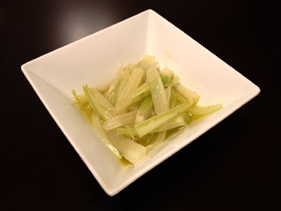 セロリの柚子こしょうだれ(おすすめストック)