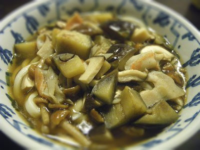 きのこのピリ辛つけめん