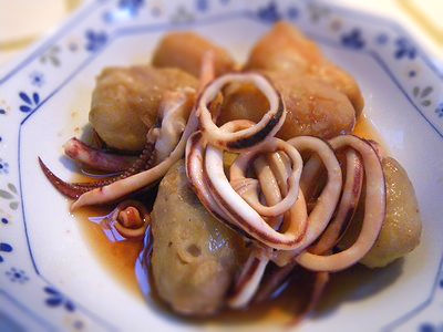 いかと里芋の煮物