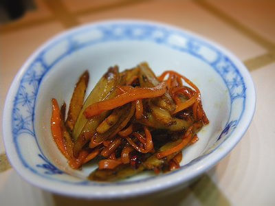 ごぼうのみそきんぴら