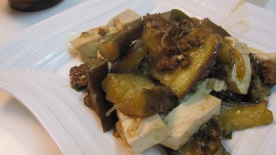 マーボーなす春雨豆腐