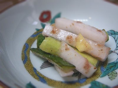 梅風味の浅漬け