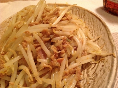 ツナもやし炒め