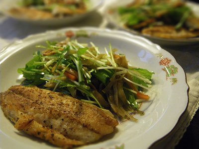 あじのごま油焼き