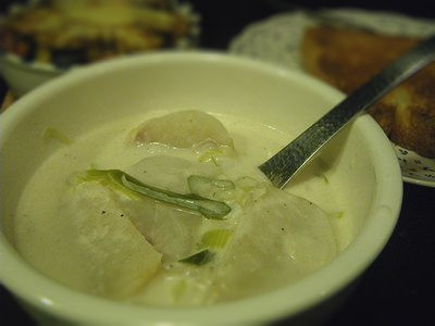 銀だらとかぶのクリーミースープ