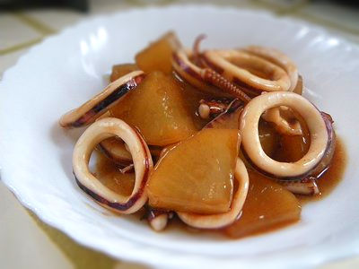 イカと大根の煮物