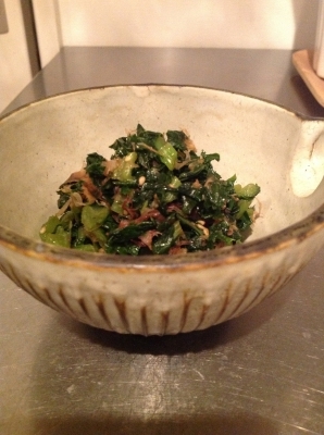 大根の葉のおかかふりかけ