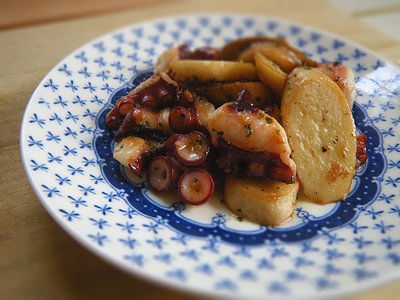 たこのエスカルゴ風