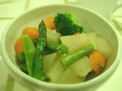 温野菜の中国風サラダ