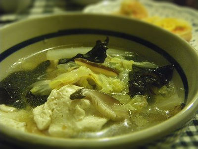 白菜と干しえびのスープ
