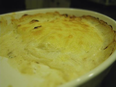 白菜とたらのグラタン