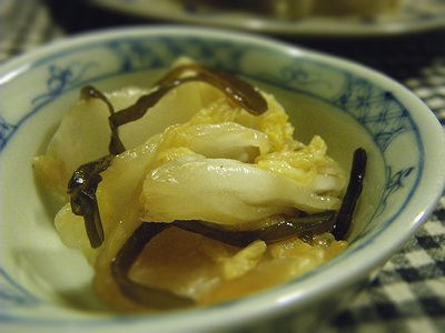 白菜の即席漬け