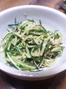 きゅうりの和えもの