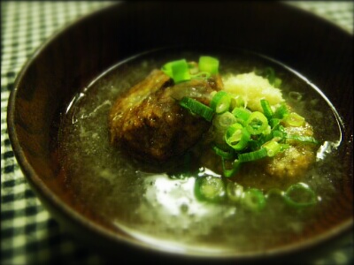 れんこんもちの揚げだし