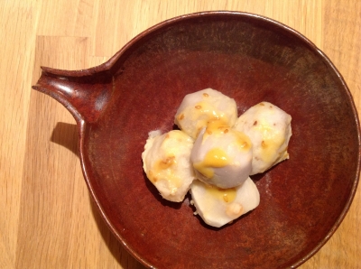 里芋の柚子みそ煮