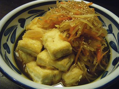 焼き豆腐の甘酢南蛮
