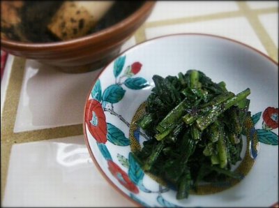 春菊のごまあえ