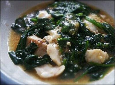 銀だらとほうれんそうのピリ辛煮