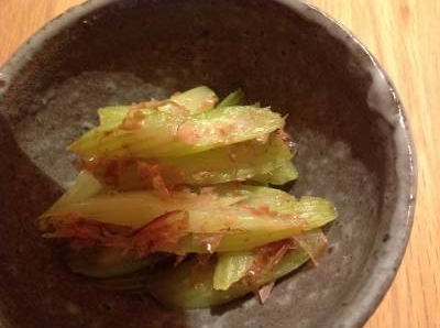 セロリのきんぴら