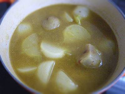 里芋と大根のスープカレー