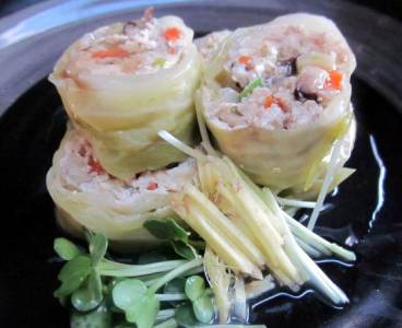 和風ロールキャベツ