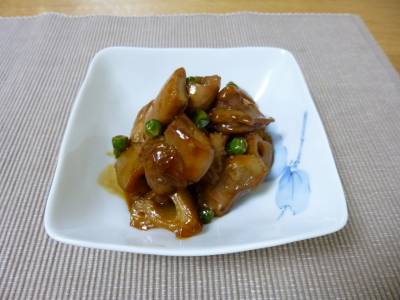 鶏肉とれんこんの田舎煮