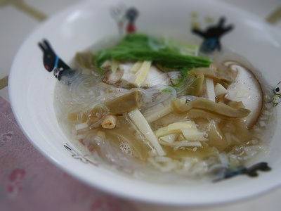 春雨入りザーサイスープ