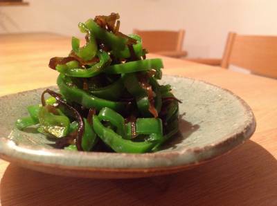 ピーマンの塩昆布漬け