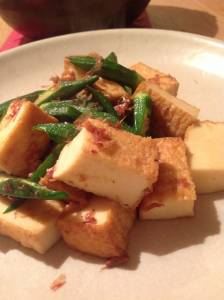 オクラと厚揚げのおかか炒め