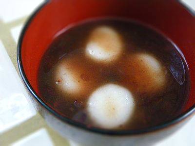 白玉ぜんざい