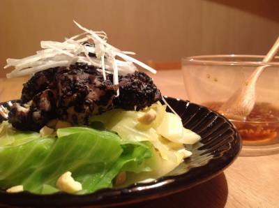 ささ身とゆでキャベツのザックリあえ