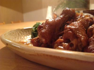 手羽元の黒酢煮