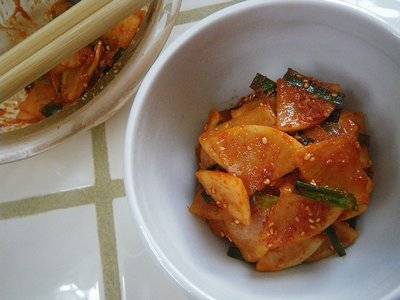 大根の簡単カクテキ