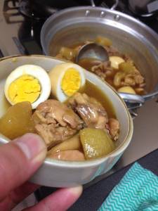 鶏もも肉の角煮風