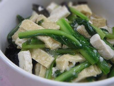 厚揚げときくらげの炒め煮