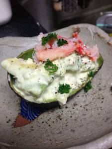 アボカドと蟹のサラダ