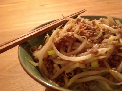 もやしの中華丼